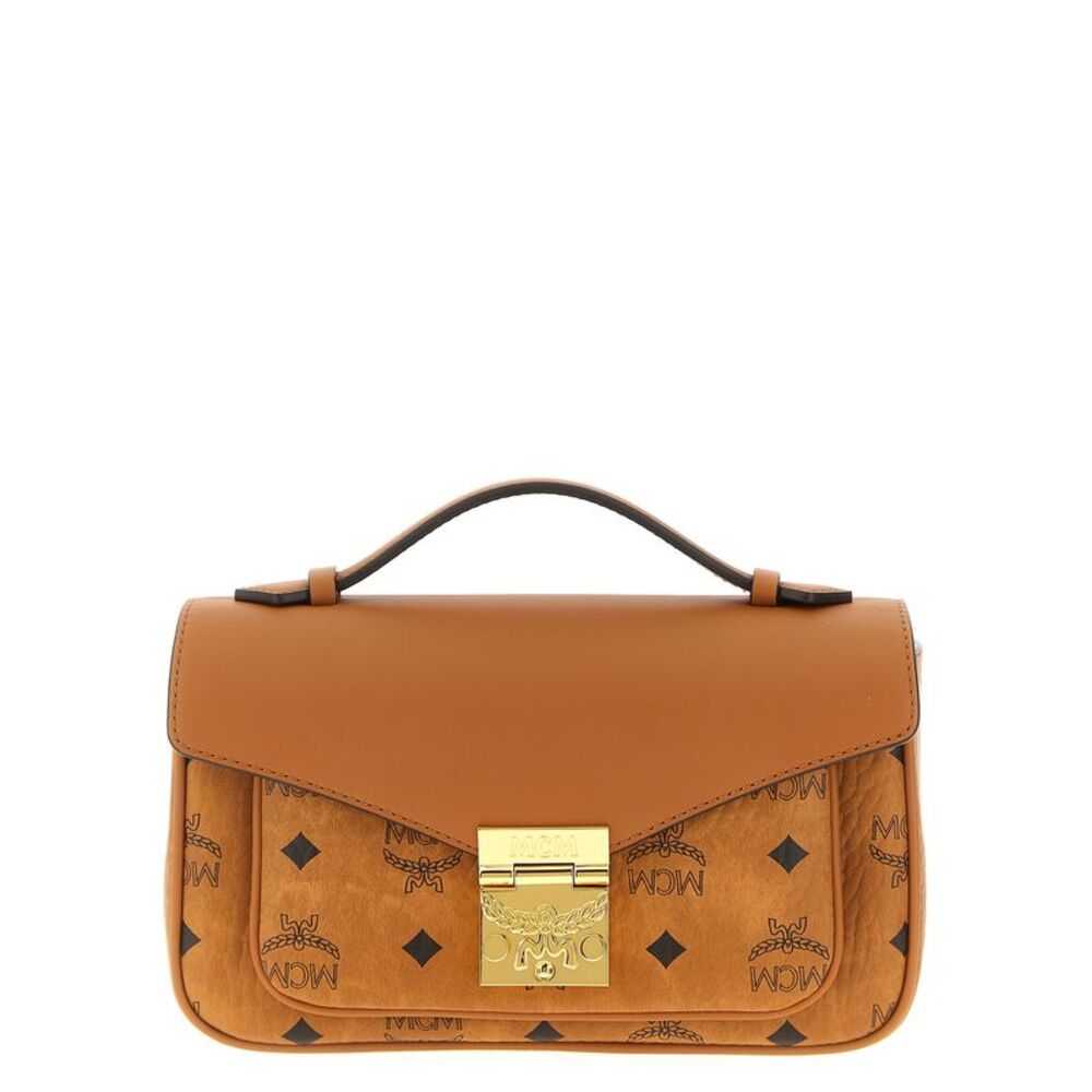 MCM Brown Polyethylene Crossbody Women's Bag